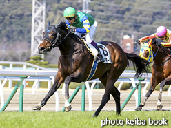 カラープリント(アルミ枠付き)2021年2月20日小倉4R 4歳以上障害未勝利(ビルジキール)