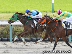 カラープリント(アルミ枠付き)2021年4月3日中山2R 3歳未勝利(ダミアン)