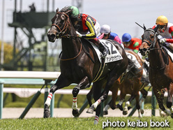 カラープリント(アルミ枠付き)2021年4月25日阪神4R 3歳未勝利(アンドヴァラナウト)