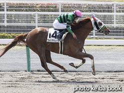 カラープリント(アルミ枠付き)2021年5月9日中京1R 3歳未勝利(ワイドアウェイク)