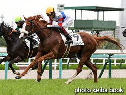 カラープリント(アルミ枠付き)2021年6月26日阪神8R 3歳以上1勝クラス(テンハッピーローズ)