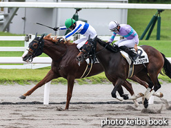 カラープリント(アルミ枠付き)2021年7月3日小倉2R 3歳未勝利(メガキャット)