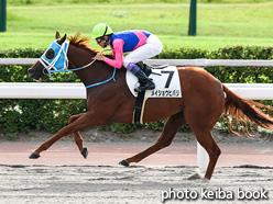 カラープリント(アルミ枠付き)2021年8月21日小倉12R 3歳以上2勝クラス(メイショウヒバリ)