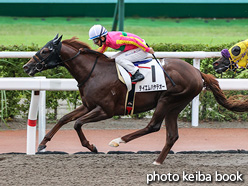 カラープリント(アルミ枠付き)2021年8月22日小倉6R 3歳未勝利(テイエムハヤテオー)