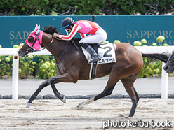 カラープリント(アルミ枠付き)2021年8月29日札幌3R 3歳未勝利(エルソール)