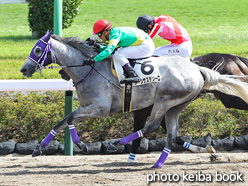 カラープリント(アルミ枠付き)2021年10月3日中山4R 3歳以上1勝クラス(ナーシサステソーロ)