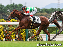 カラープリント(アルミ枠付き)2021年10月16日阪神5R 2歳新馬(フォースクエア)