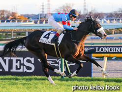 カラープリント(アルミ枠付き)2021年11月27日東京12R 3歳以上2勝クラス(クリーンスイープ)