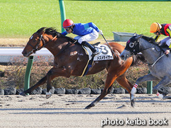 カラープリント(アルミ枠付き)2021年12月5日中山6R 2歳1勝クラス(メズメライザー)