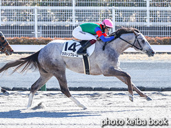 カラープリント(アルミ枠付き)2022年1月8日中京4R 3歳新馬(カネトシブルーム)