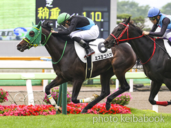 カラープリント(アルミ枠付き)2022年7月2日函館1R 2歳未勝利(ミスヨコハマ)