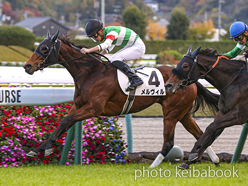 カラープリント(アルミ枠付き)2022年11月5日福島12R 3歳以上1勝クラス(メルヴィル)