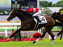 カラープリント(アルミ枠付き)2023年6月24日函館6R 3歳未勝利(ポーレット)