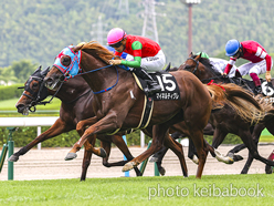 カラープリント(アルミ枠付き)2024年7月13日小倉10R 不知火特別(マイネルティグレ)