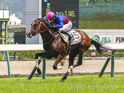 カラープリント(アルミ枠付き)2024年7月13日福島8R 3歳未勝利(シークレットイスラ)