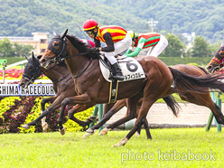 カラープリント(アルミ枠付き)2024年7月20日福島3R 3歳未勝利(ドルフィンスルー)